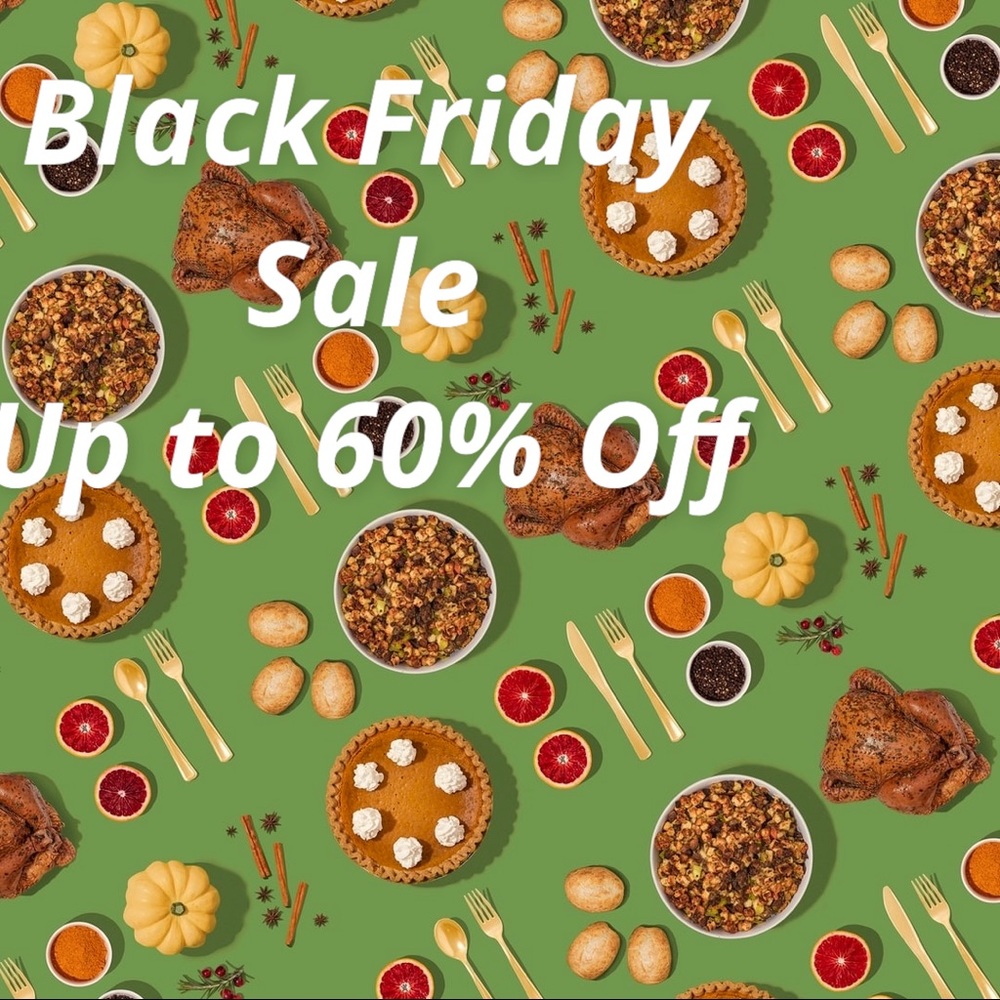 Happy Thanksgiving!! I’m offering up to 60% off today.